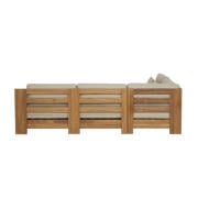 loungesett med puff Belmonte deluxe